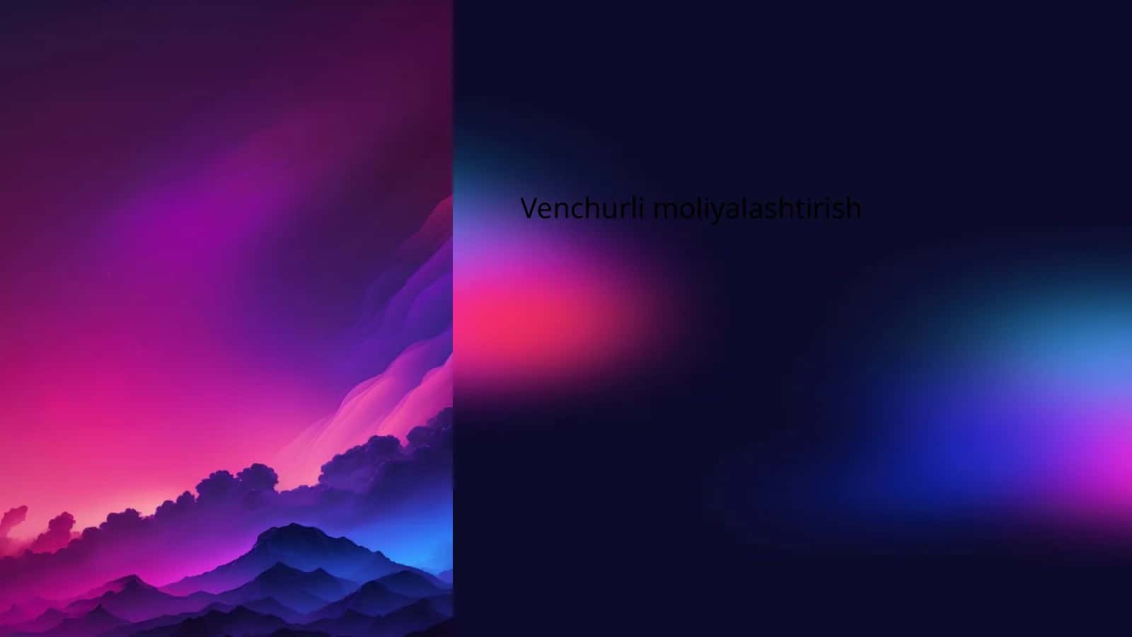 Venchurli moliyalashtirish 1