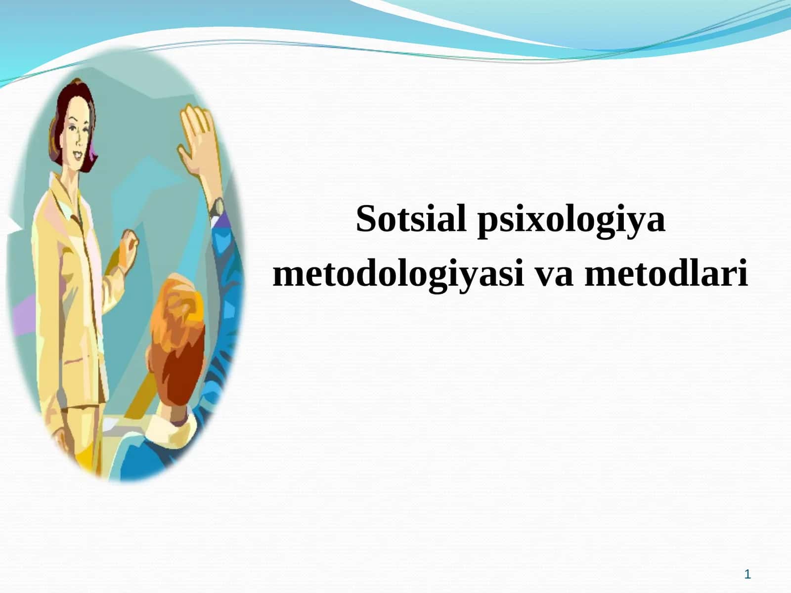 Sotsial psixologiyametodologiyasi va metodlari 1