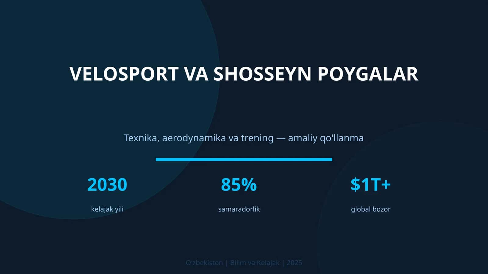 Velosport va shosseyn poygalar 1