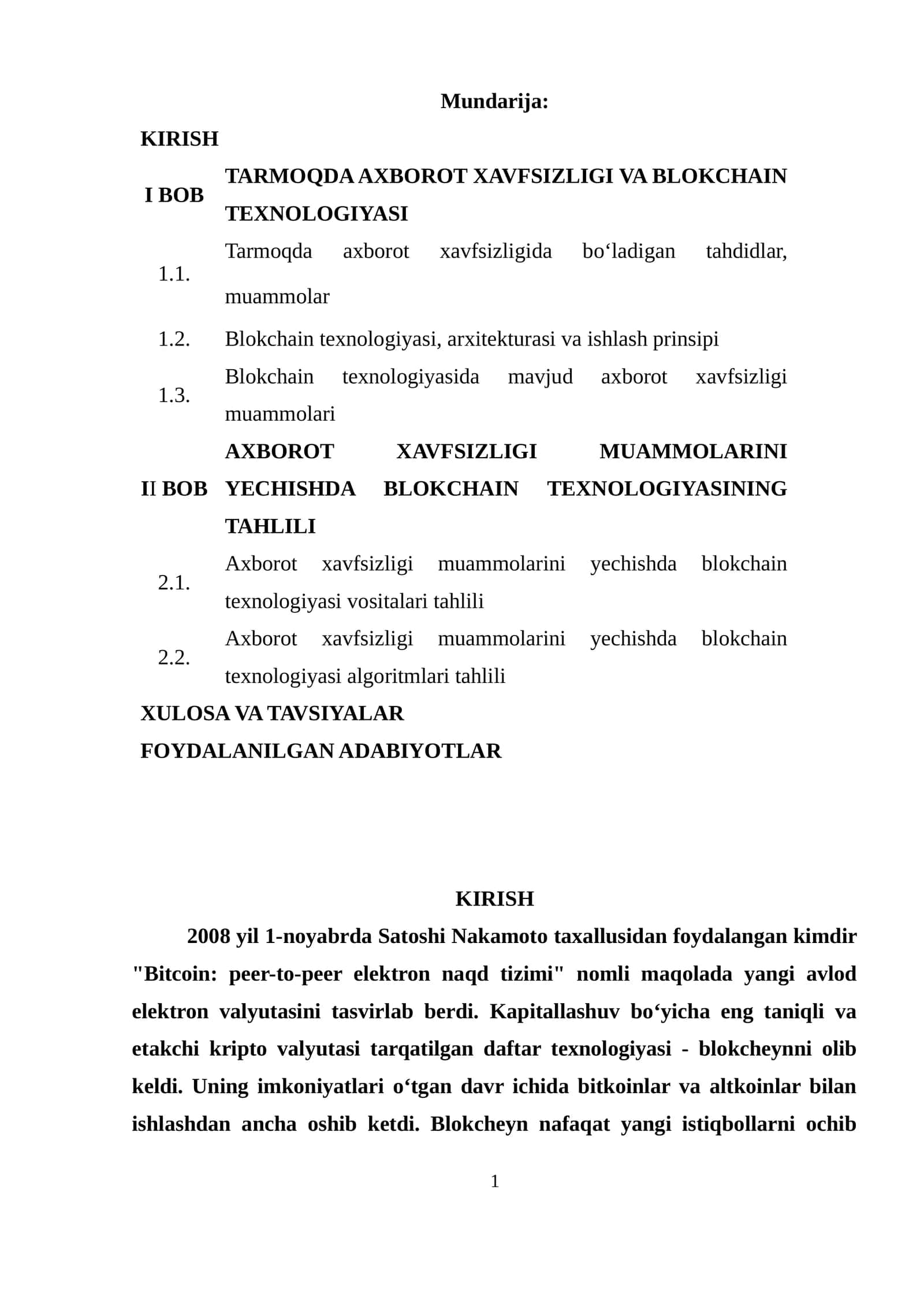 BLOKCHAIN TEXNOLOGIYASI 1