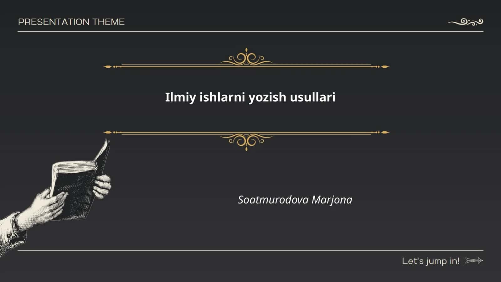 Ilmiy ishlarni yozish usullari 1