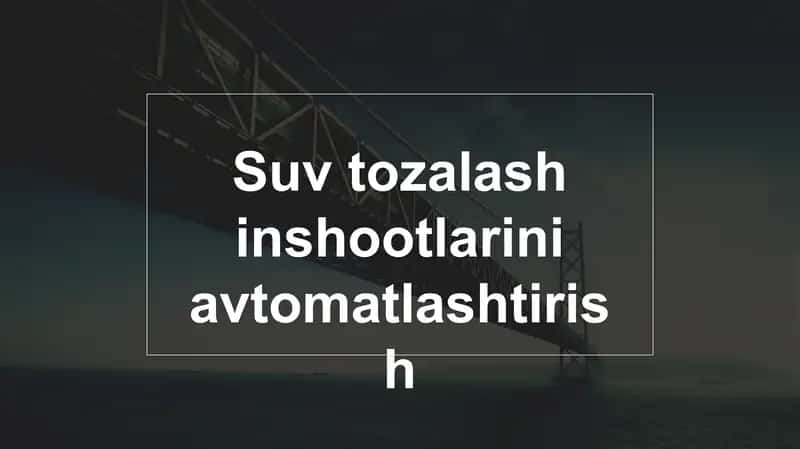 Kimyoviy tarkibni tozalash texnologiyalari 1