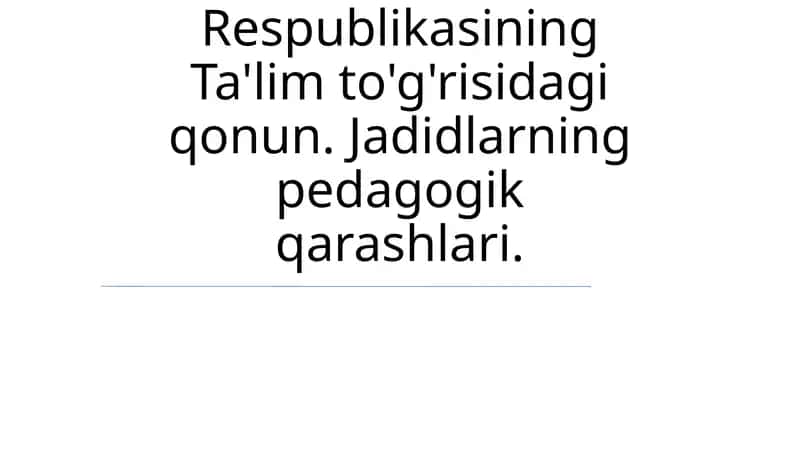 Ismoilbek G'afuriyning pedagogik qarashlari 1