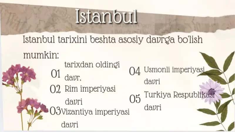 Istanbul tarixi 1