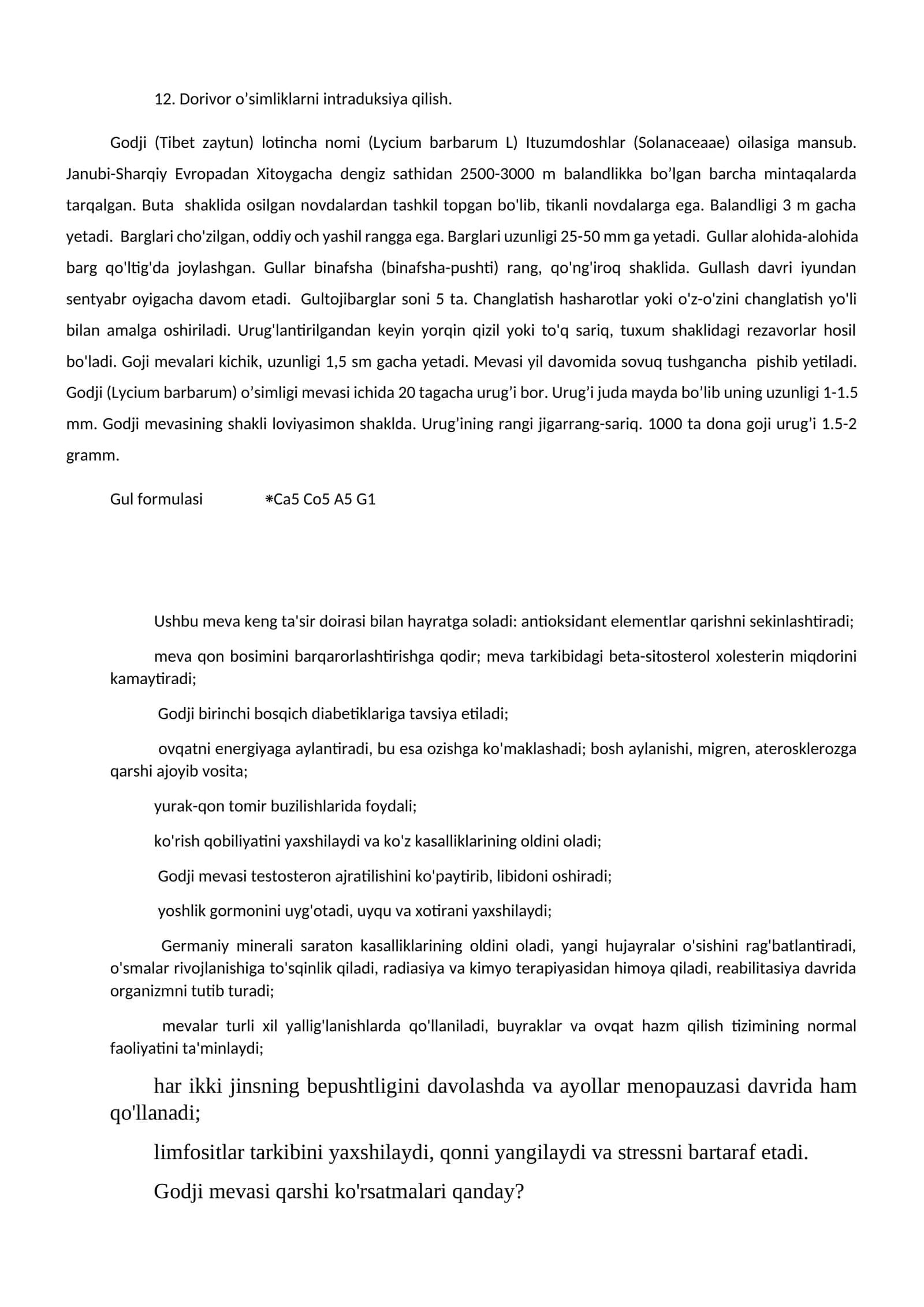Dorivor o’simliklarni intraduksiya qilish 1