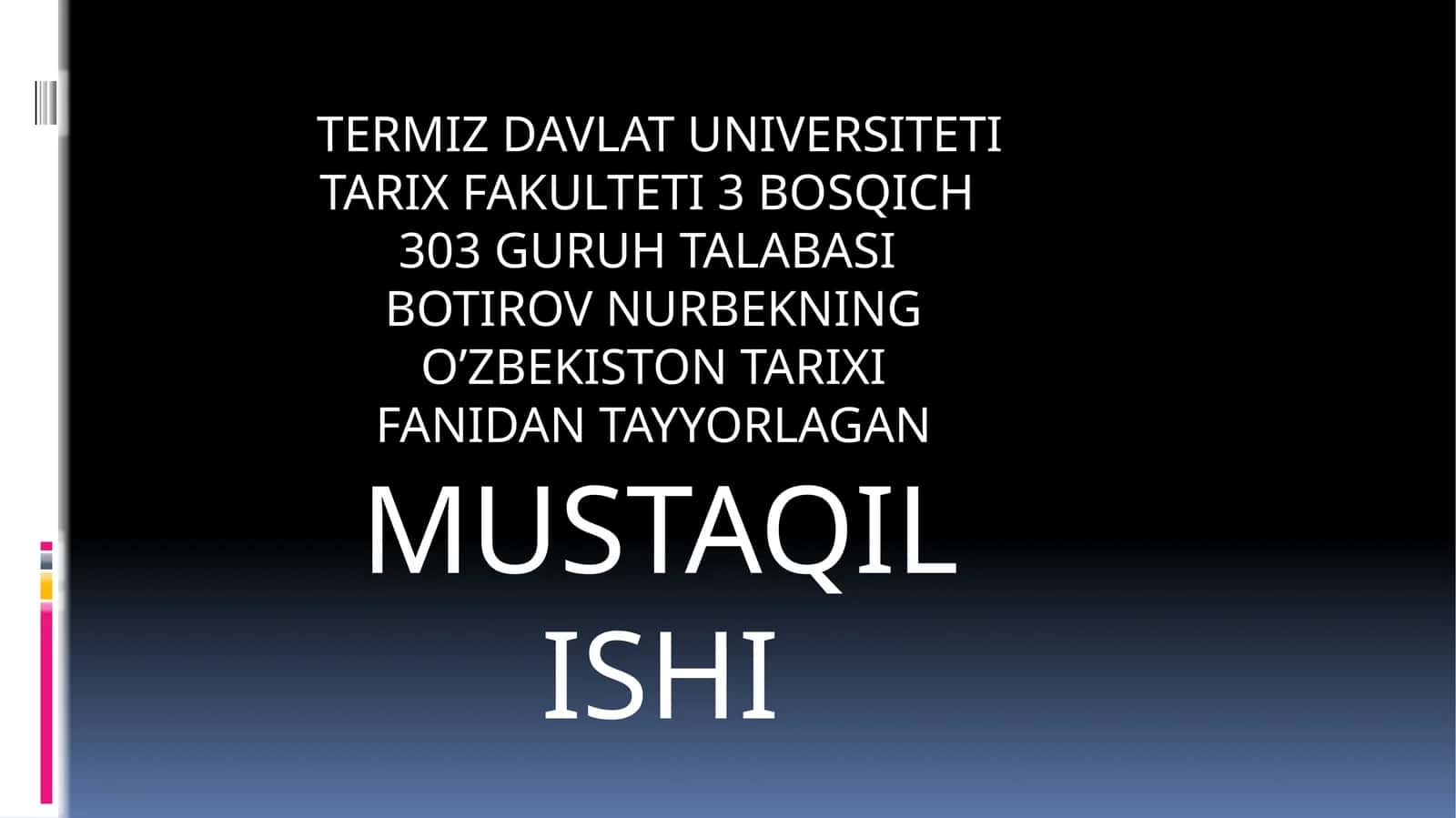 PAXTA ISHI VA OZBEK ISHI 1