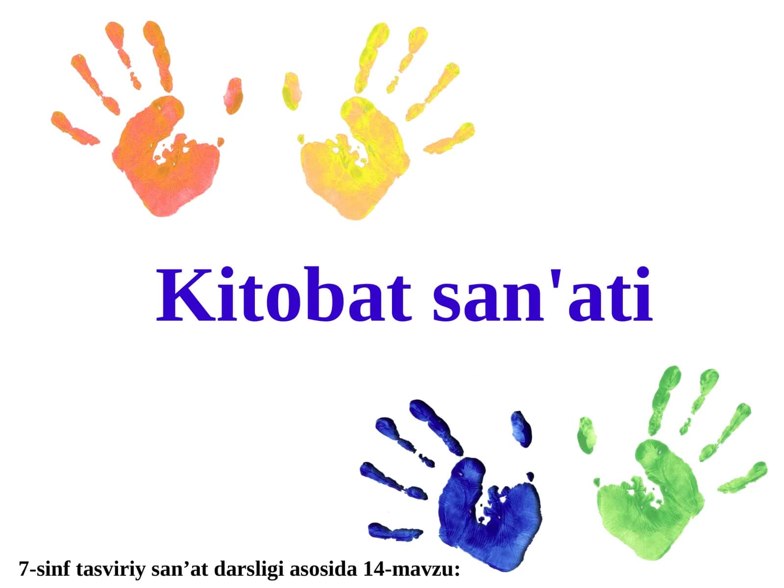 Kitobat san'ati 1
