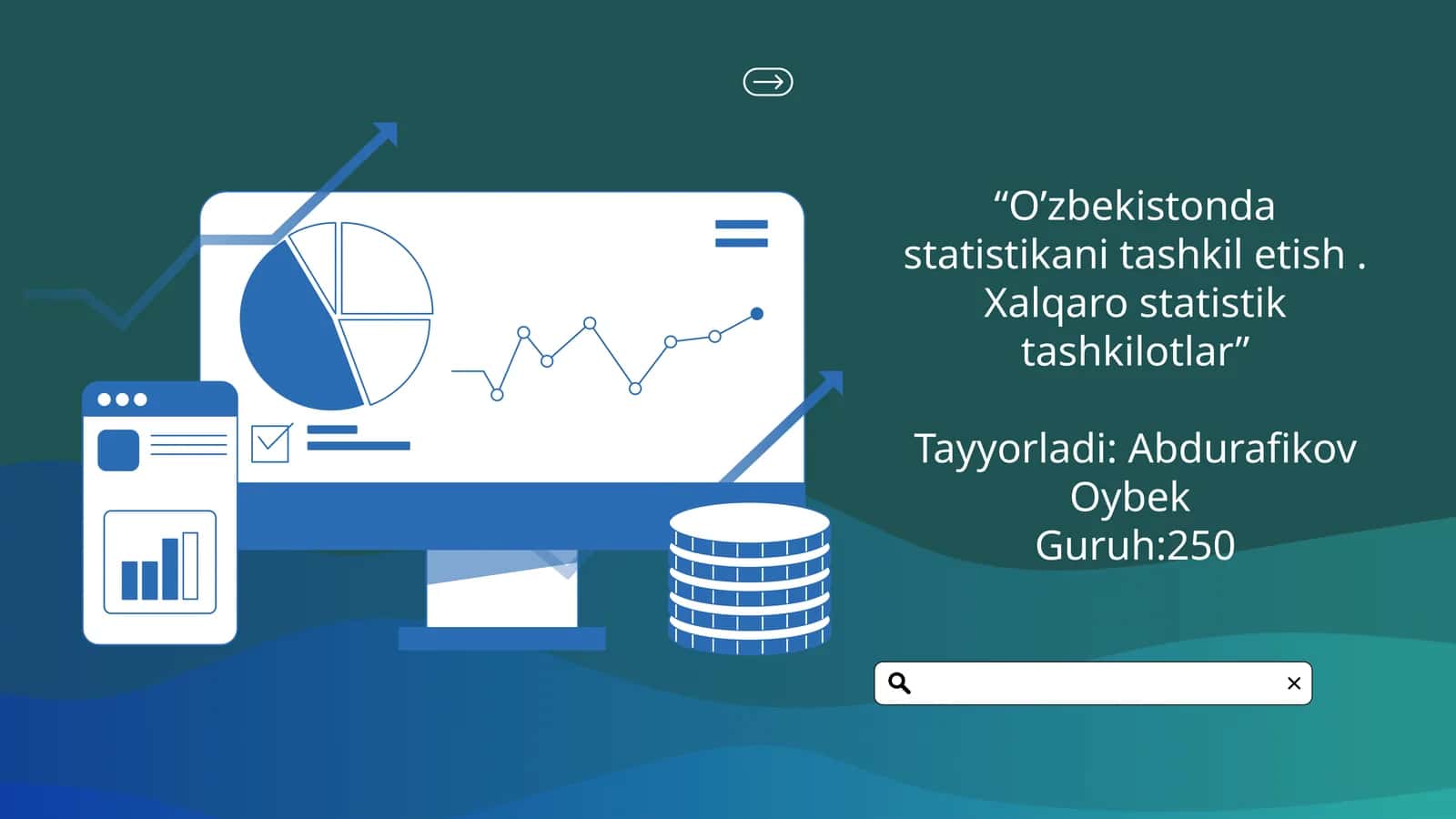O‘zbekistonda statistika ni taʼlil etish. Xalqaro statistik tashkilotlar 1