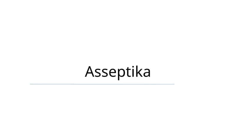 Asseptika 1