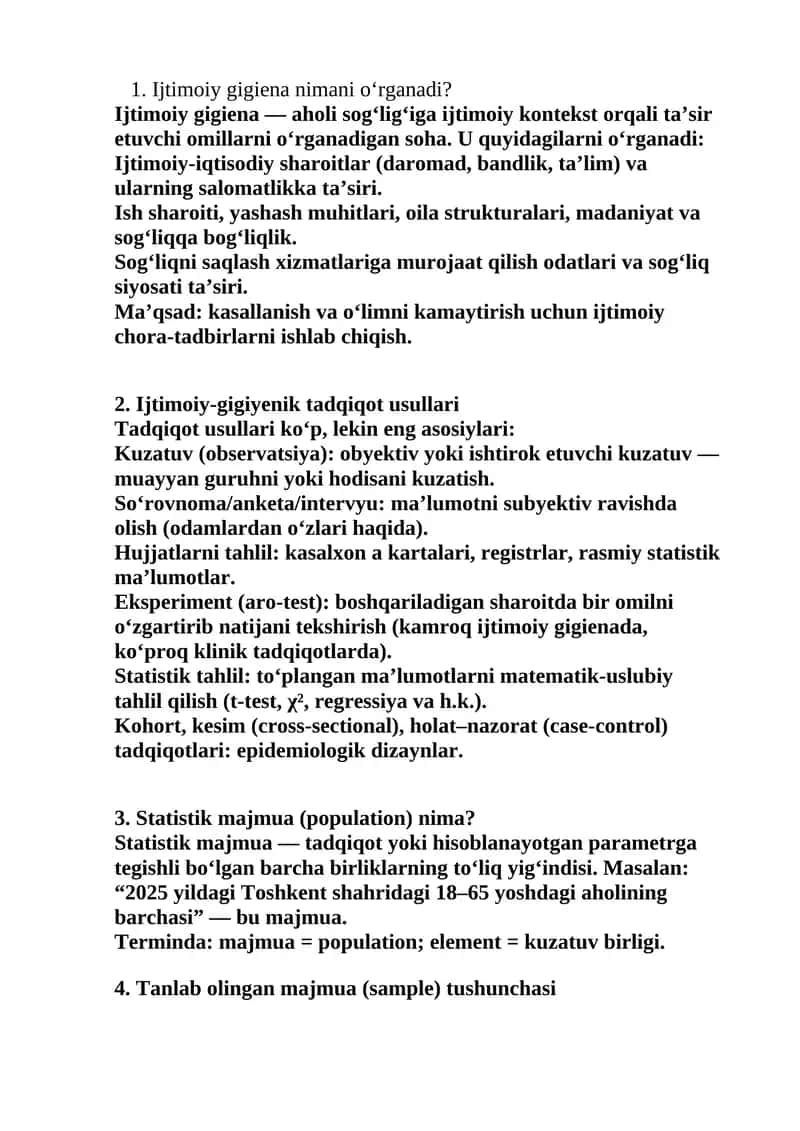 Ijtimoiy gigiena 1