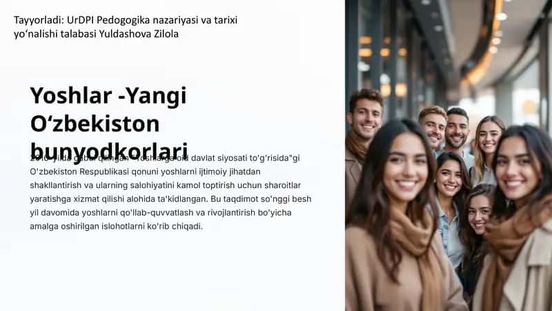 Yoshlar-Yangi Oʻzbekiston bunyodkorlari 1