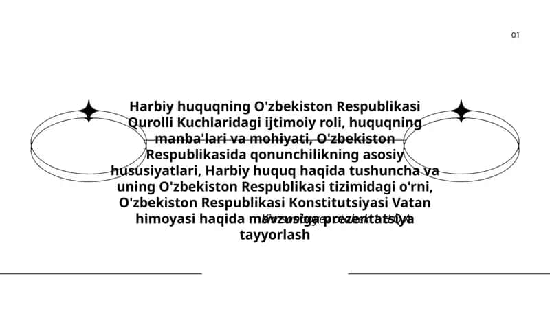 Harbiy huquqning O'zbekiston Respublikasi Qurolli Kuchlaridagi ijtimoiy roli 1