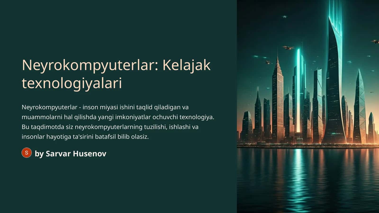 Neyrokompyuterlar: Kelajak texnologiyalari 1
