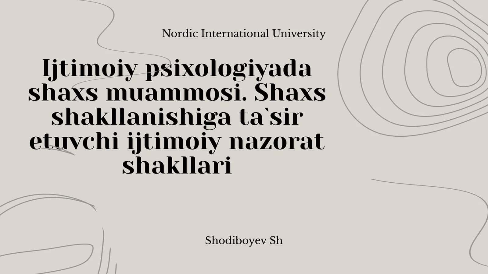 Ijtimoiy Psixologiyada Shaxs Muammosi 1