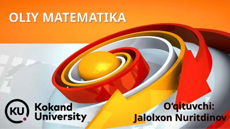 OLIY MATEMATIKA 1