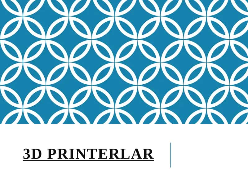 3Dprinterlar 1