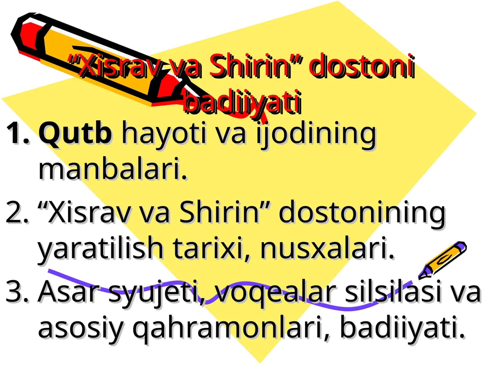 “Xisrav va Shirin” dostonibadiiyati 1