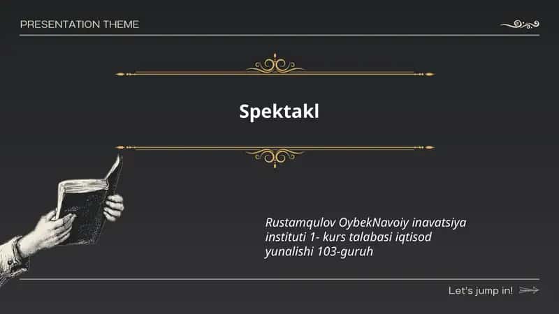Spektakl 1