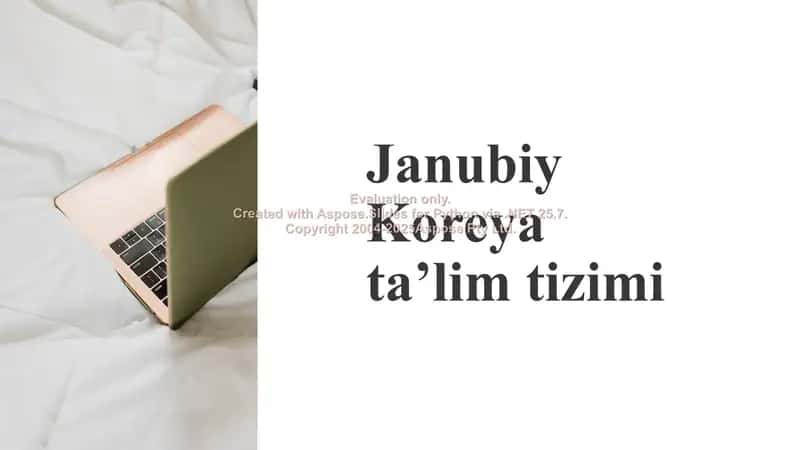 Janubiy Koreya ta’lim tizimi 1