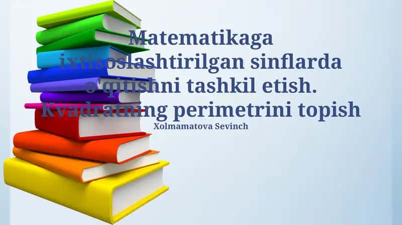 Kvadratning Perimetrini Topishga O'rgatish Metodlari 1