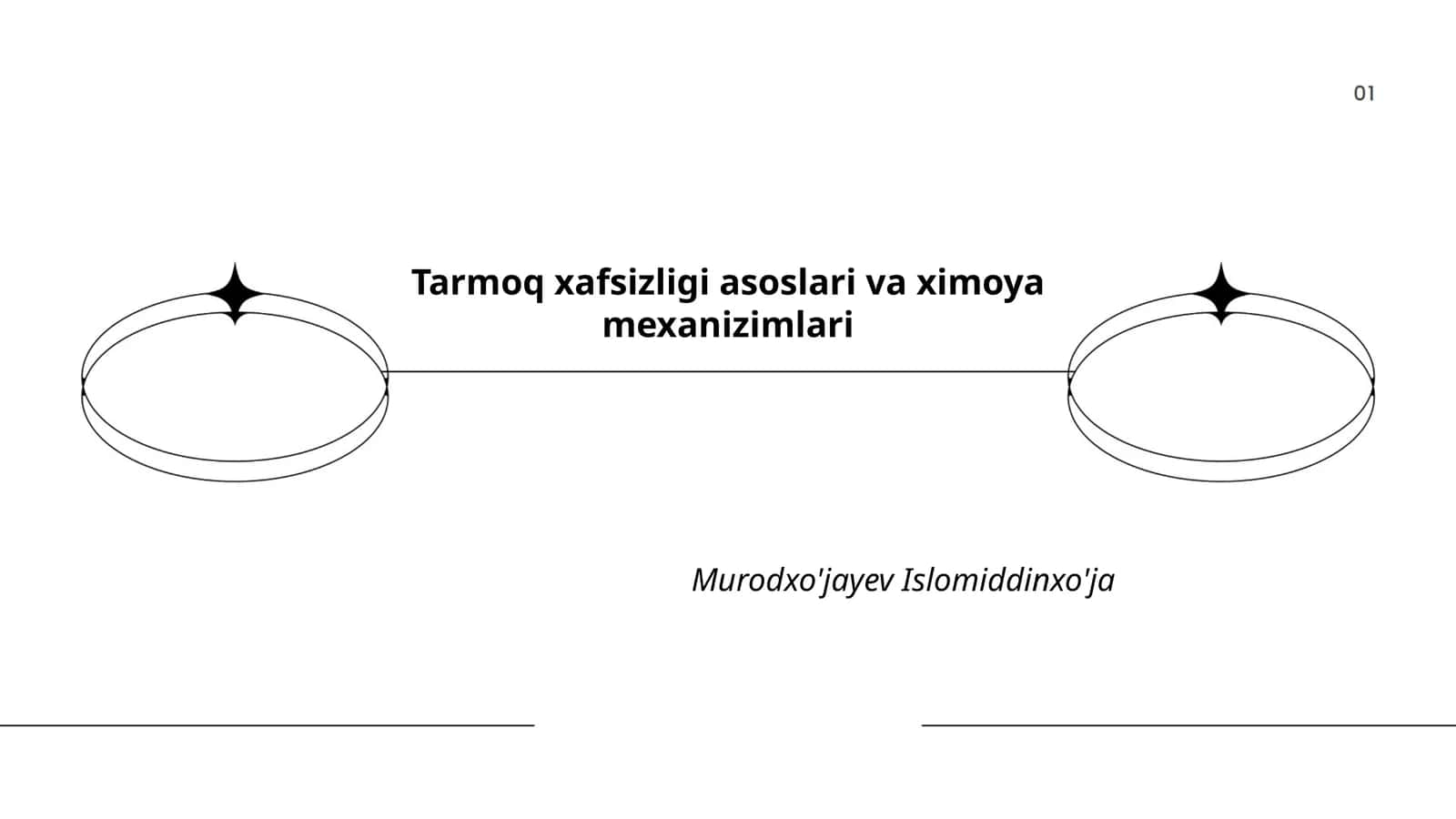 Tarmoq xafsizligi asoslari va ximoya mexanizimlari 1