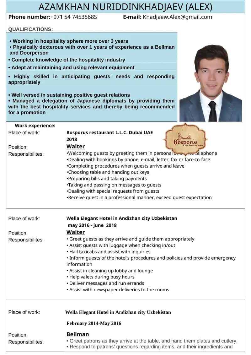 QUALIFICATIONS 1