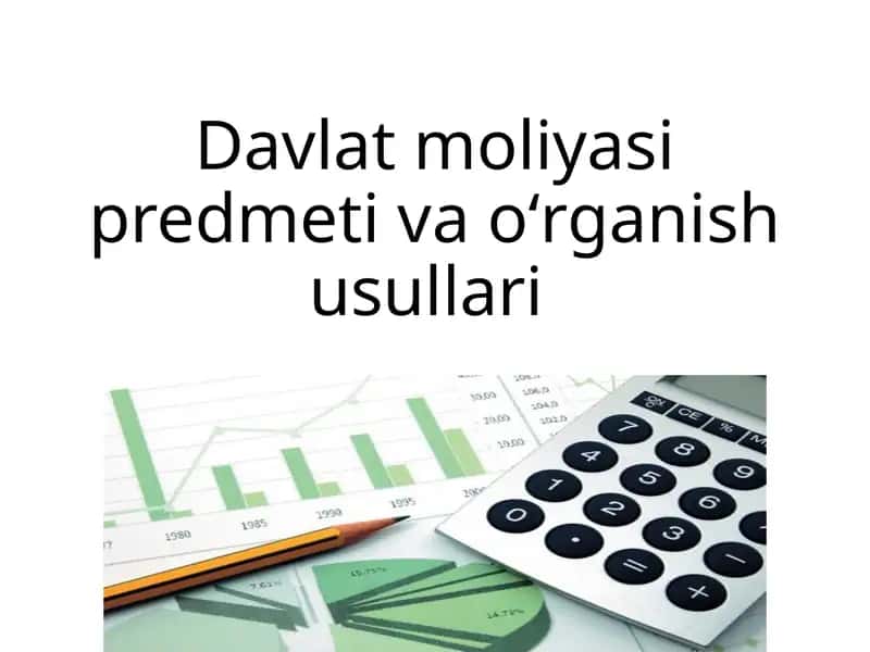 Davlat moliyasi predmeti 1