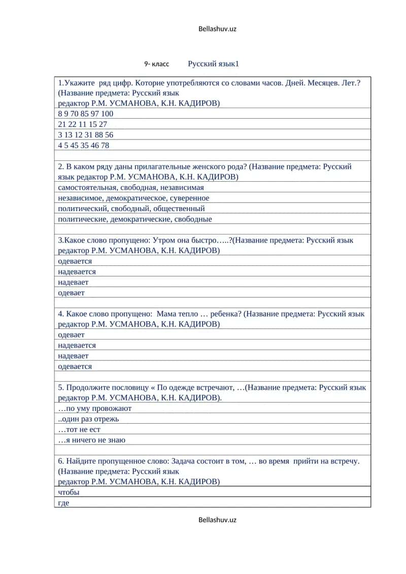Русский язык1 1