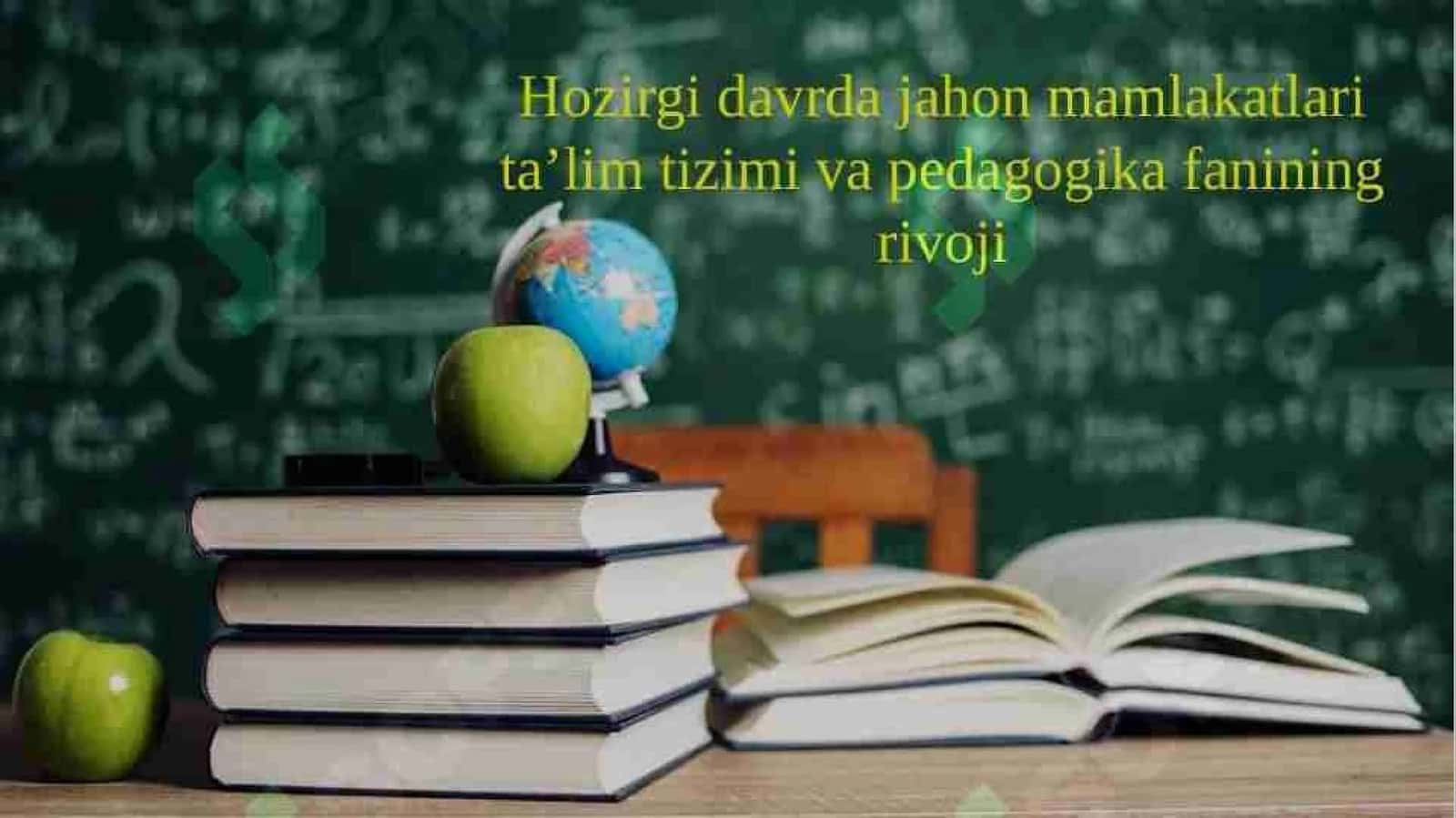 Ta’lim tizimining hozirgi holati 1