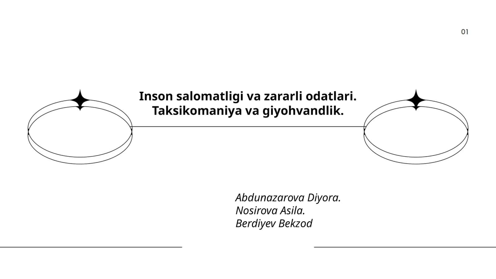 Inson salomatligi va zararli odatlari. Taksikomaniya va giyohvandlik 1
