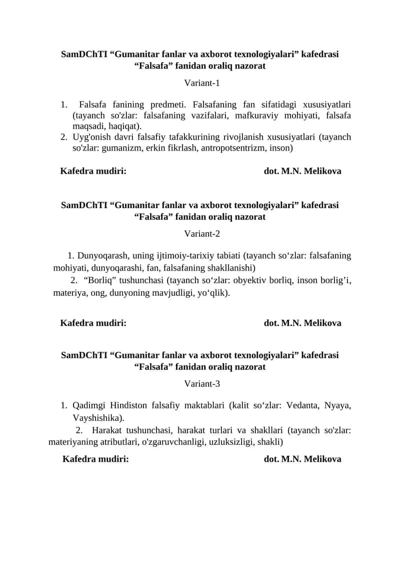 Falsafa 1