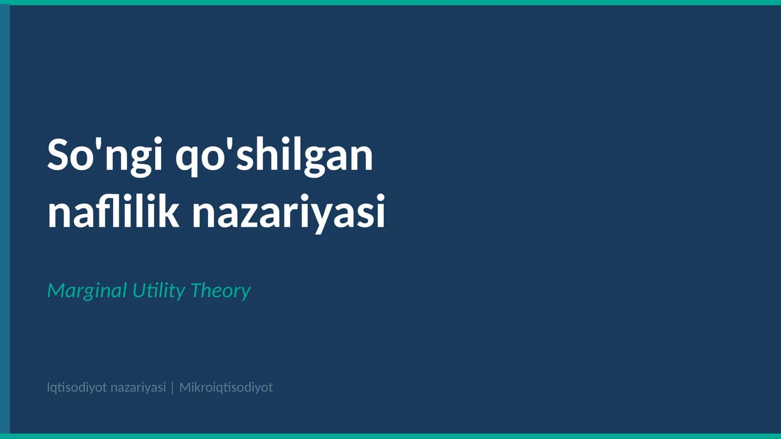 Naflilik nazariyasi 1