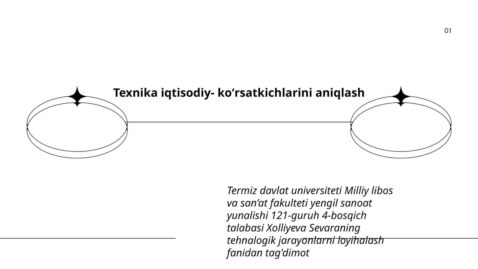 Texnika iqtisodiy- koʻrsatkichlarini aniqlash 1