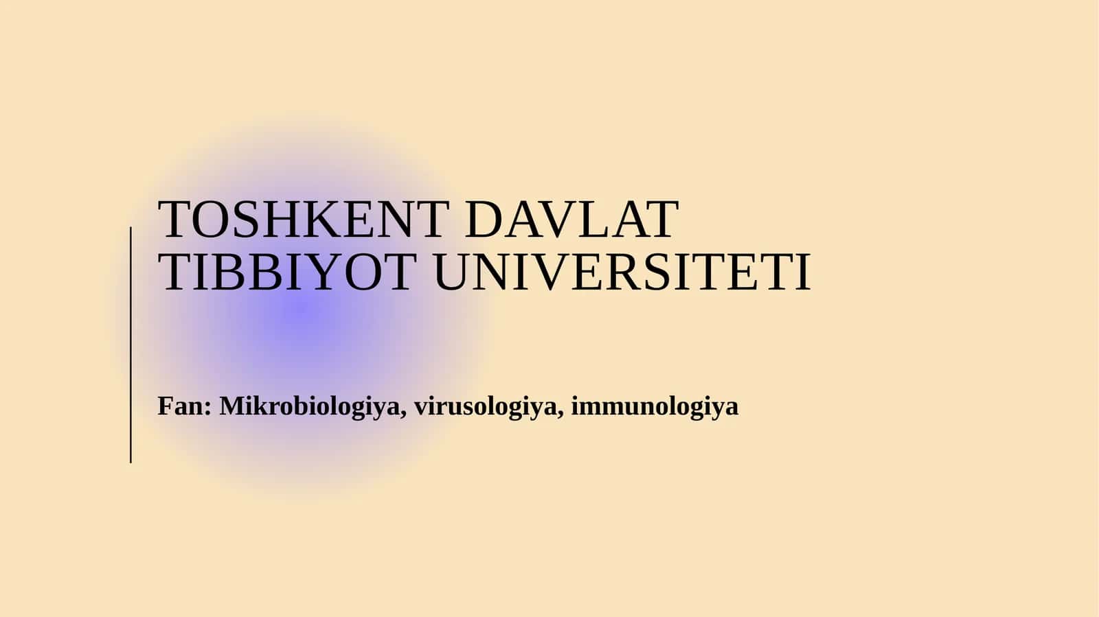 Shartli patogen anaerobkokklarni(peptokokklar, peptostreptokokklar) ularni xirurgik va ginekologik kasalliklardagi laborator tashxisi. 1