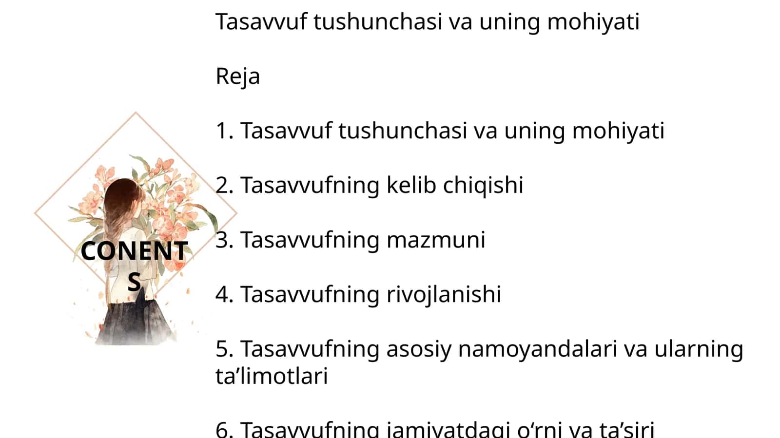 Tasavvuf tushunchasi va uning mohiyati 1