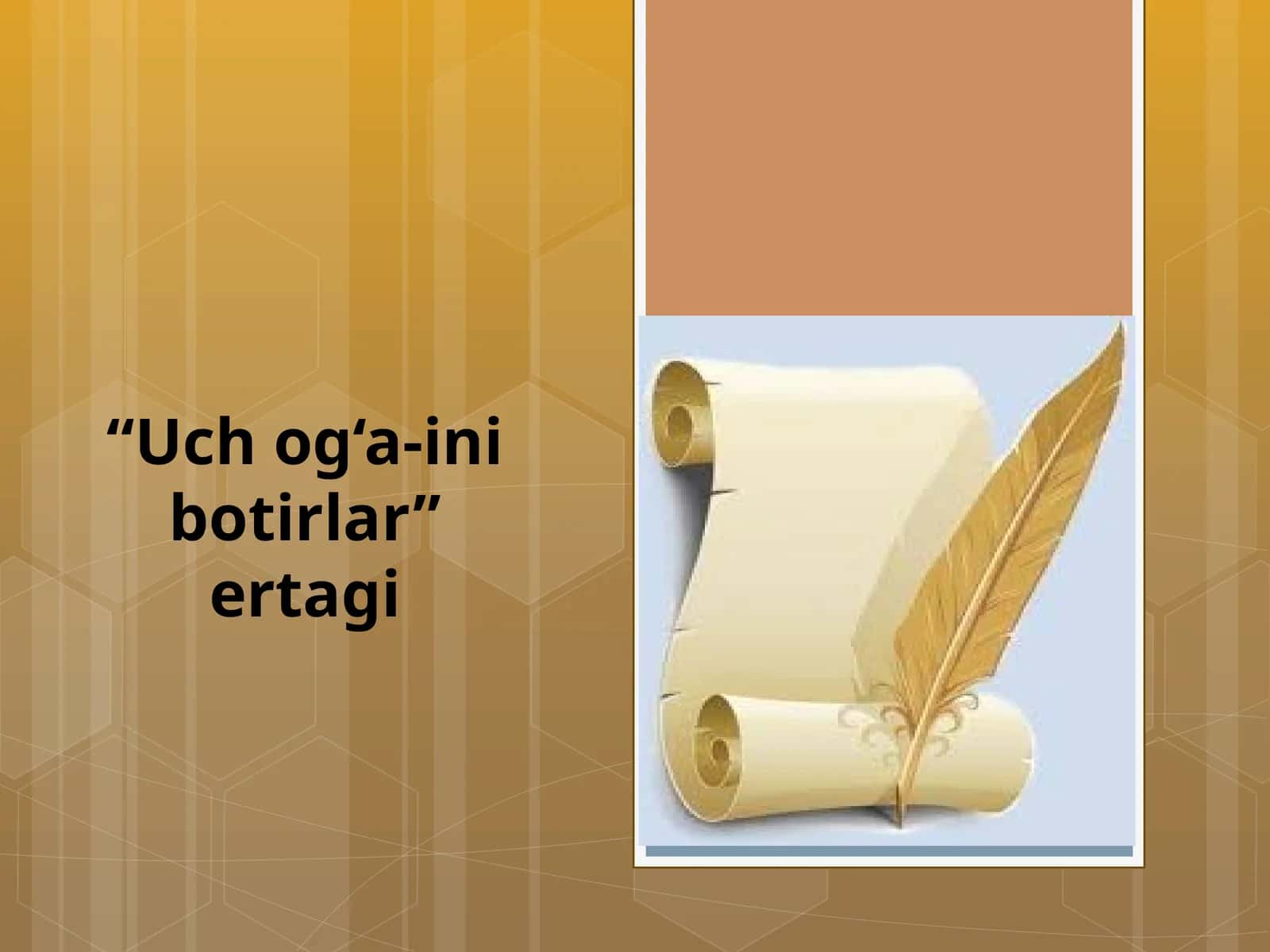 “Uchog‘a-inibotirlar”ertagi 1