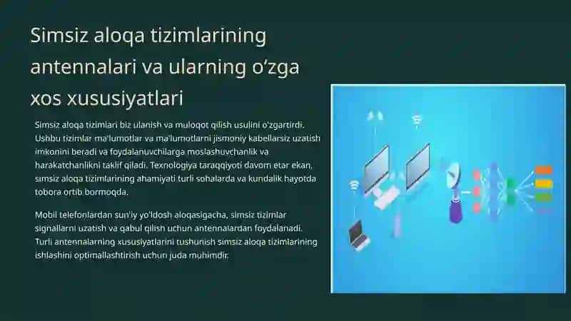 Simsiz aloqa tizimlari 1
