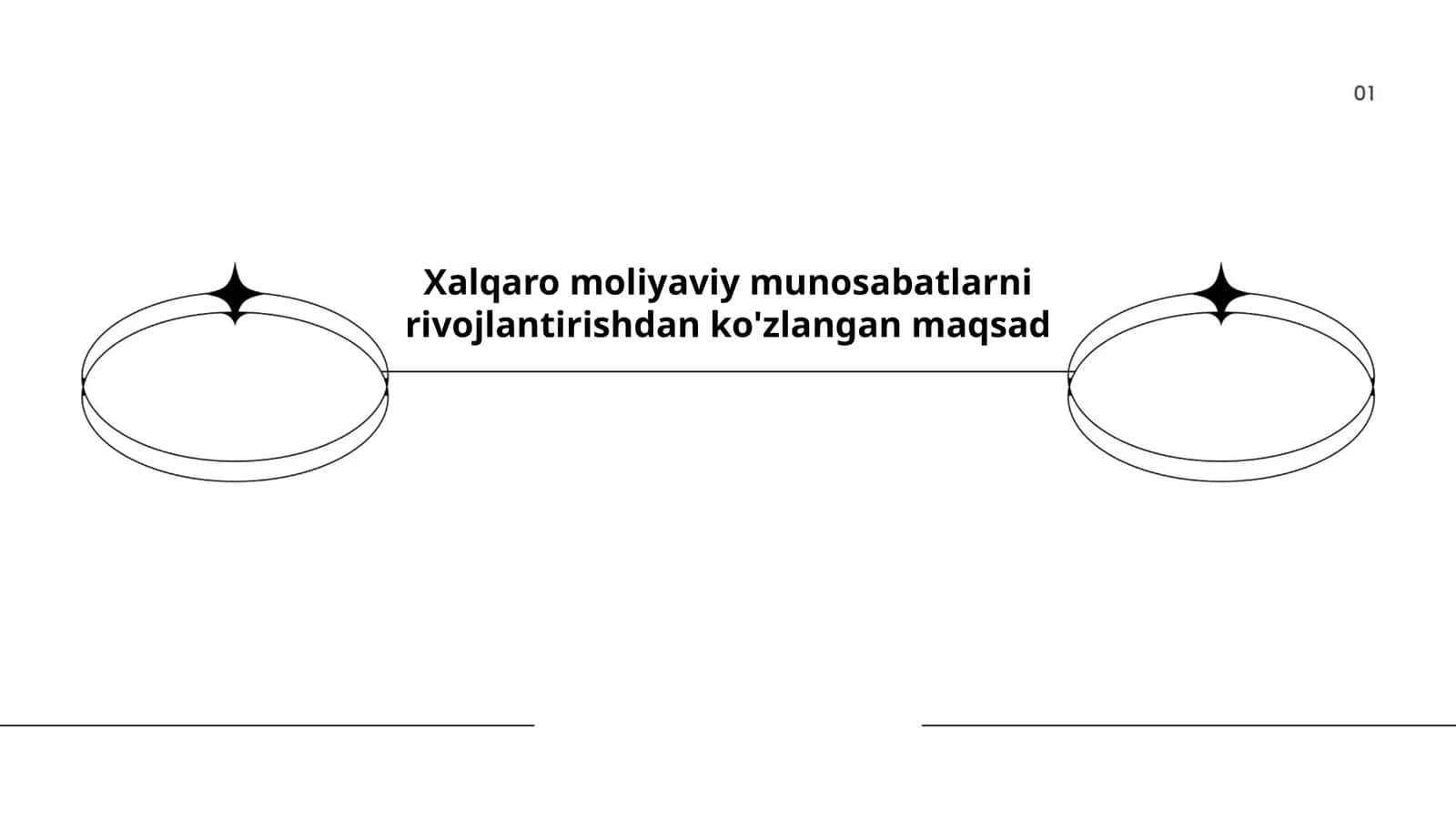 Xalqaro moliyaviy munosabatlarni rivojlantirishdan ko'zlangan maqsad 1