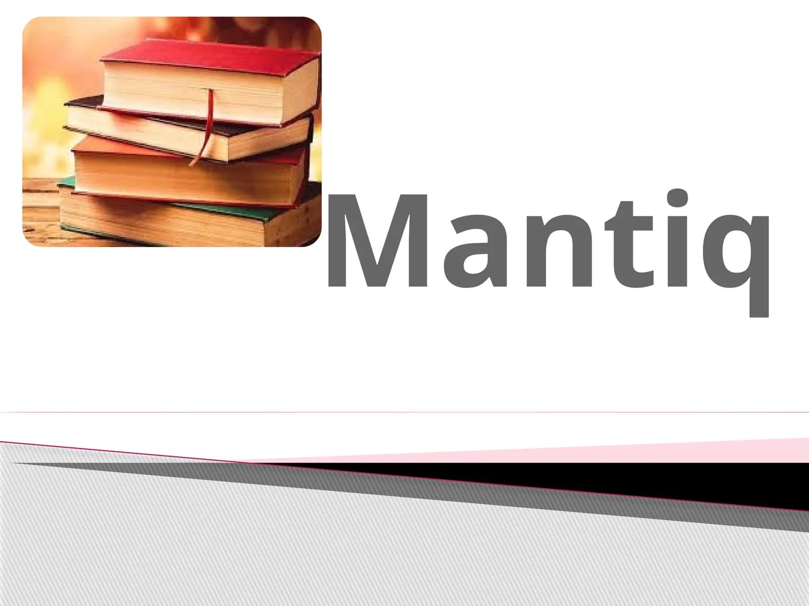 Mantiq 1