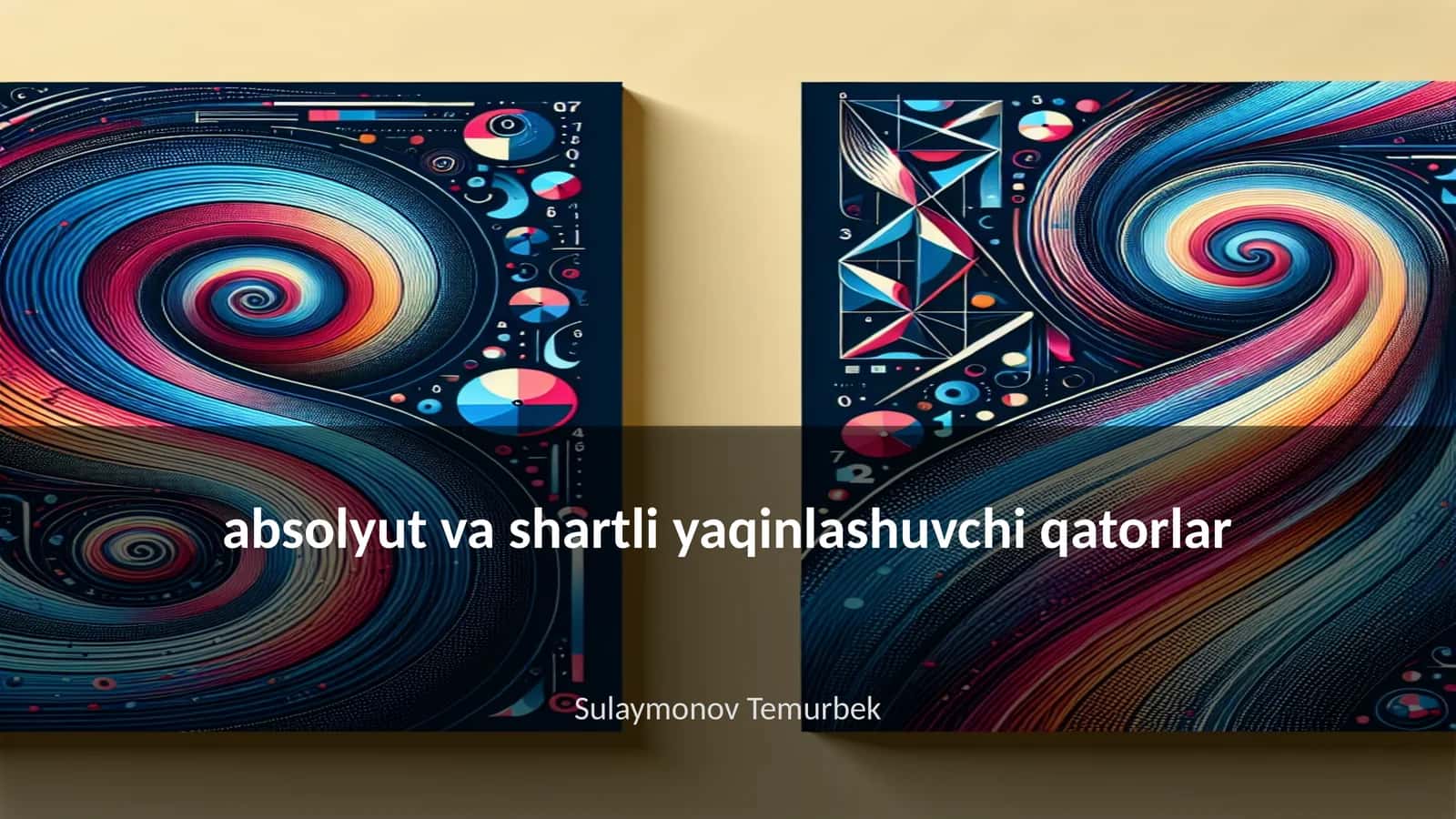 absolyut va shartli yaqinlashuvchi qatorlar 1