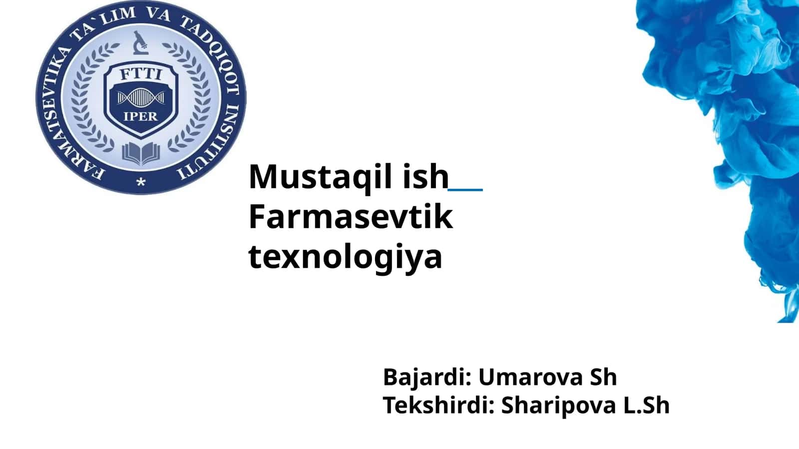 Poroshoklar texnologiyasi 1