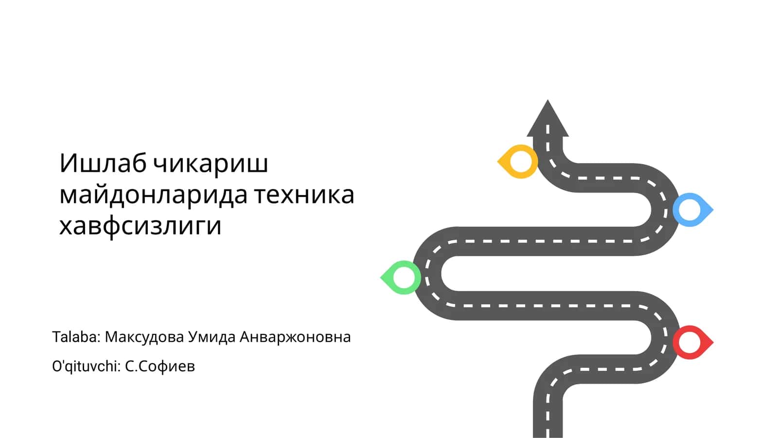 Ишлаб чиқариш майдонларида техника хавфсизлиги 1