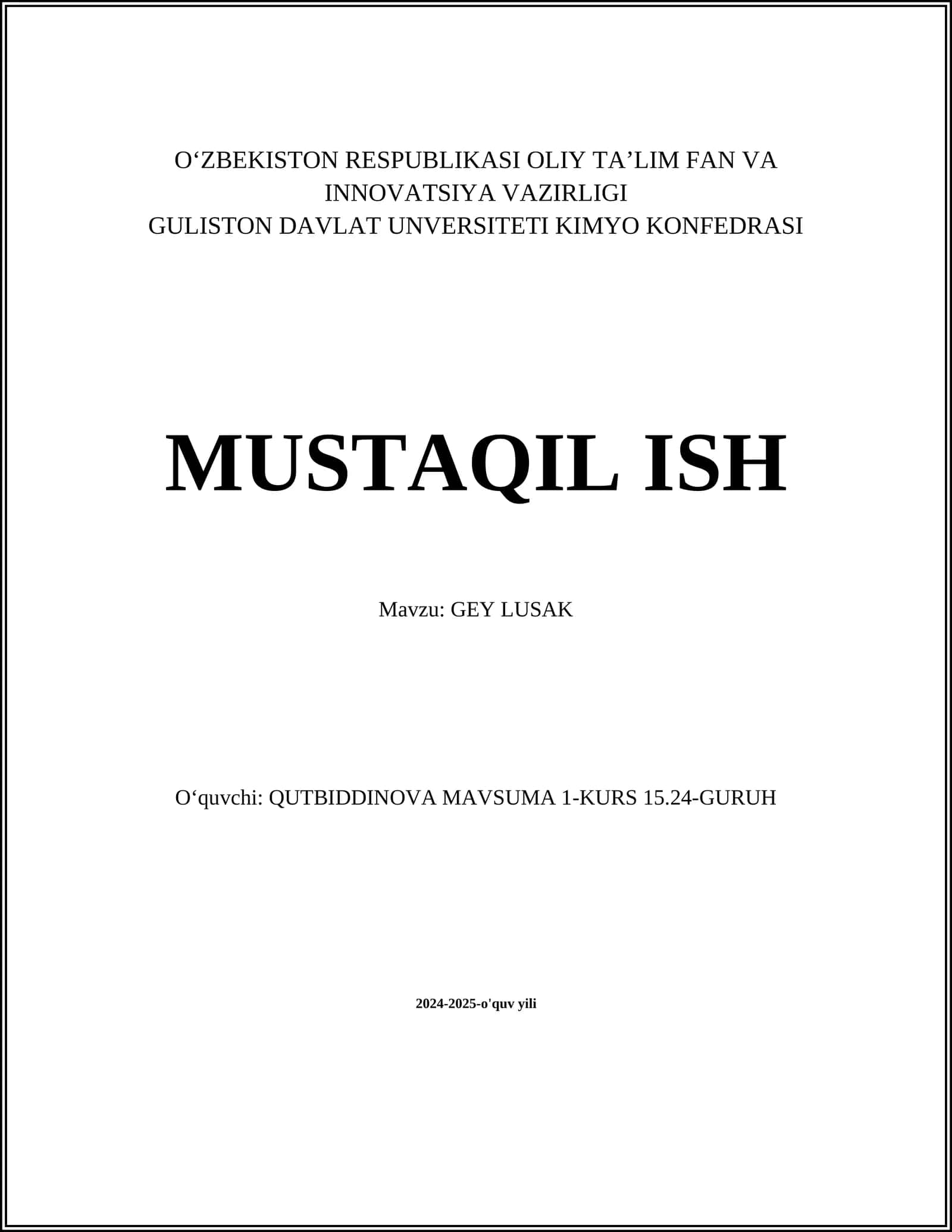 GEY LUSAK 1