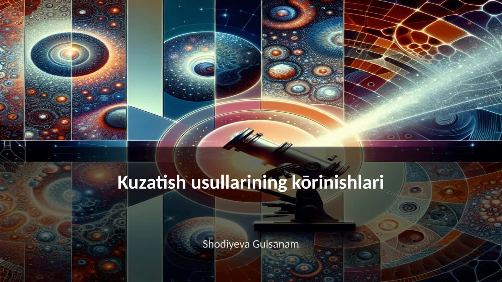 Kuzatish usullarining kōrinishlari 1