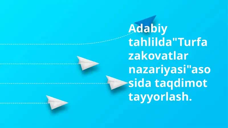 “Adabiy Asarlarda Aqlning Favqulodda Darajadagi Namoyon Bo'lishi” tahlili 1