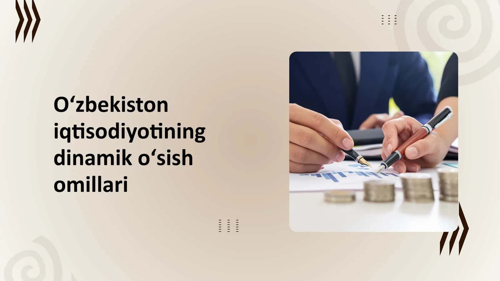 Oʻzbekiston iqtisodiyotining dinamik oʻsish omillari 1