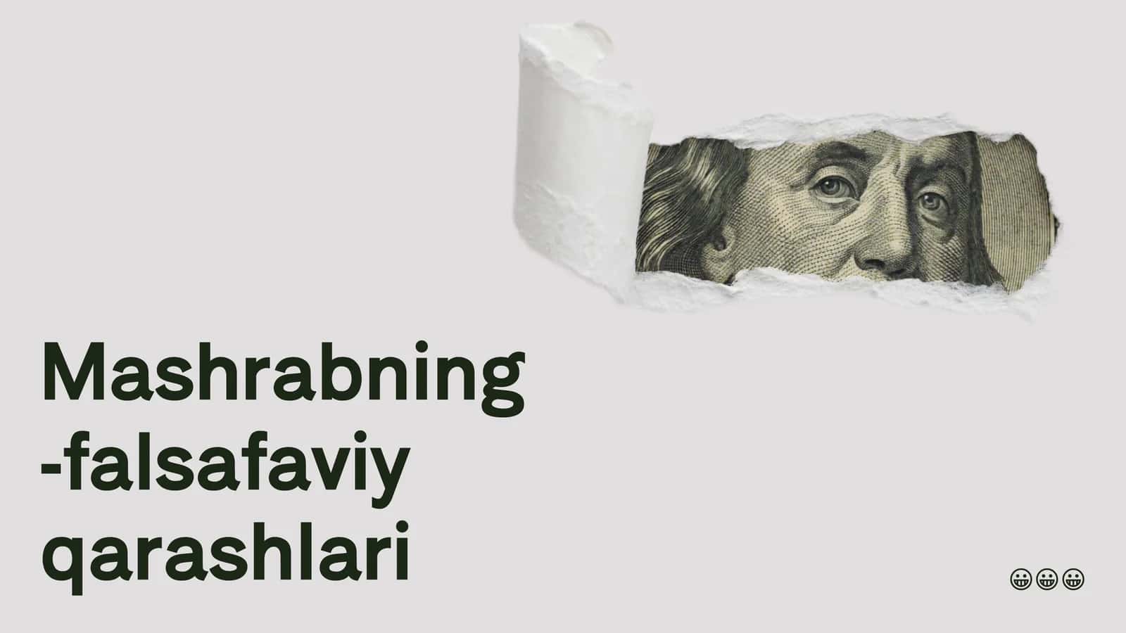Mashrabning -falsafaviy qarashlari 1