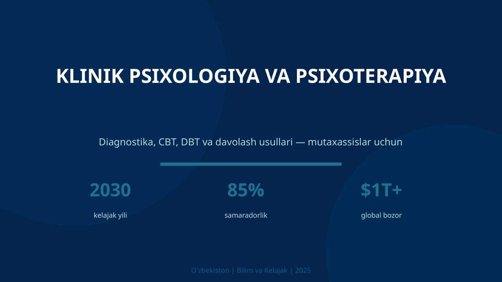 KLINIK PSIXOLOGIYA VA PSIXOTERAPIYA 1