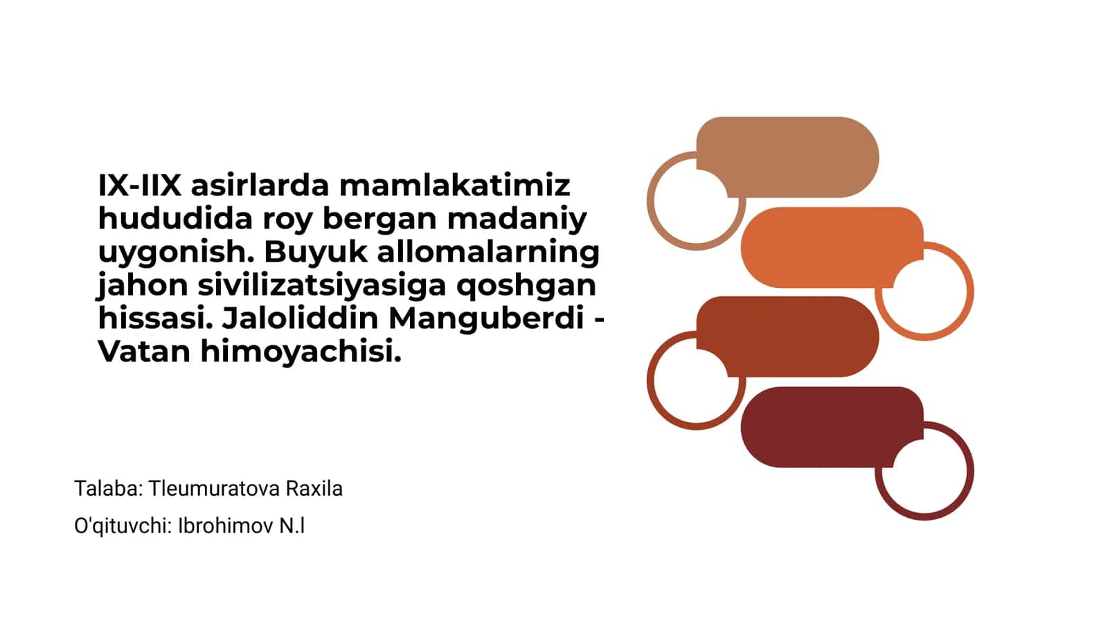 IX-IIX asrlarda mamlakatimiz hududida roy bergan madaniy uygonish 1