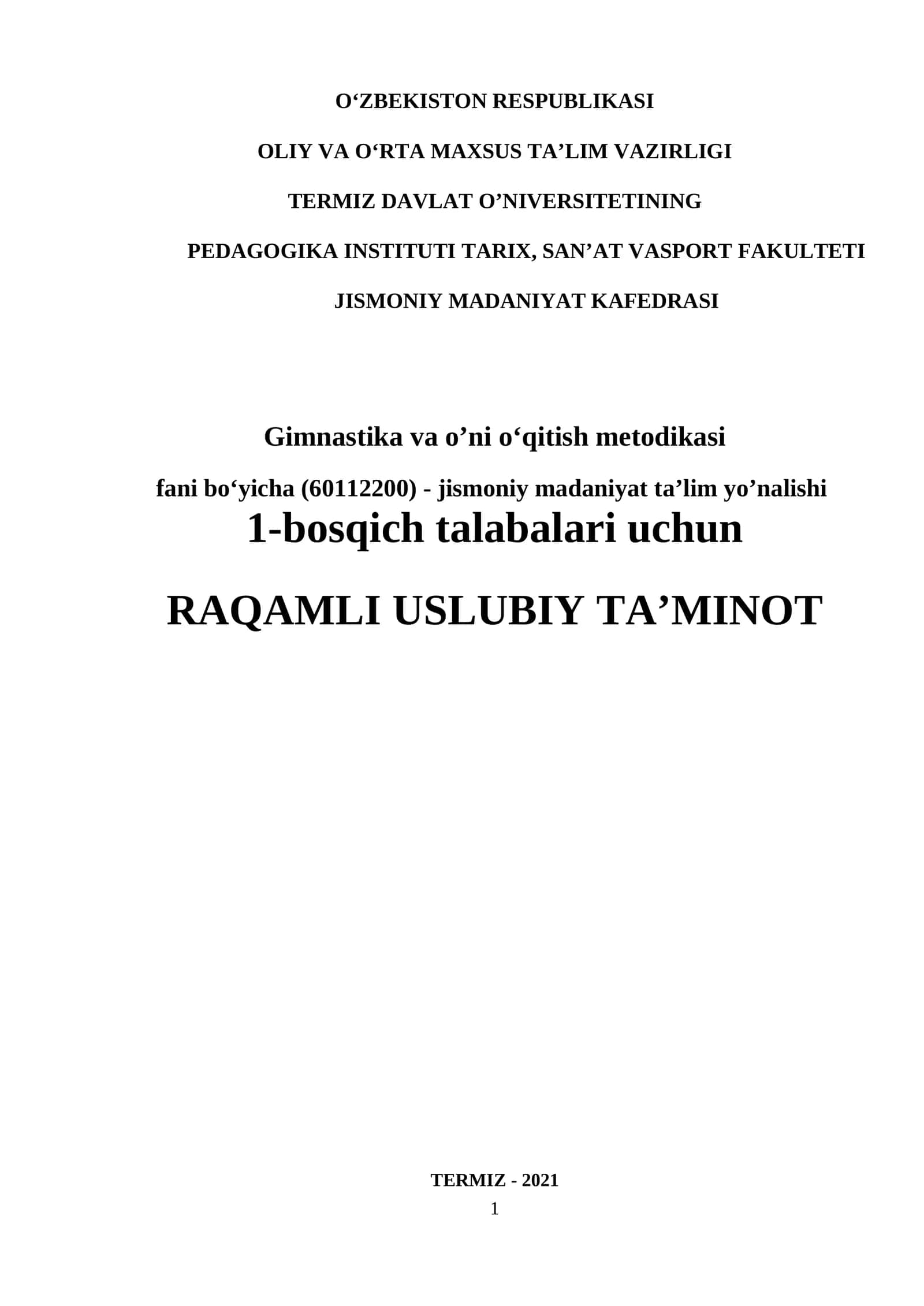 RAQAMLI USLUBIY TA’MINOT 1